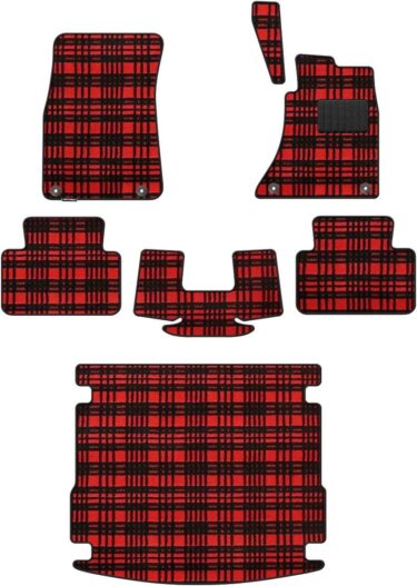 ポルシェマカン専用！2017年6月以降のモデルに対応したフロアマット＋トランクマットセット！