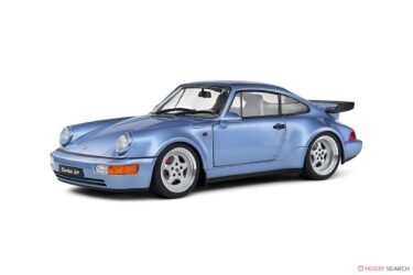 ポルシェ 911（964）ターボ 1990年モデルのミニカー！ブルーの魅力！