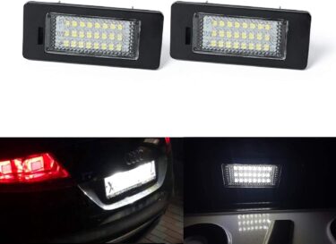 アウディにぴったり！簡単装着のLEDナンバー灯！