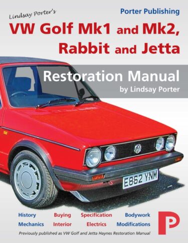 VW Golf Mk1およびMk2、Rabbit、Jettaのレストアマニュアル！