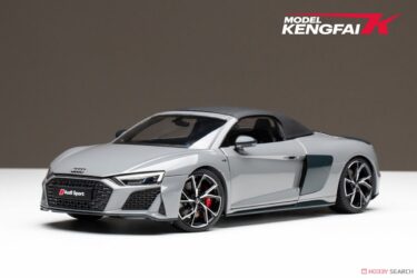 夢のガレージに！Audi R8 Spyder 2021 グレーのミニカー！