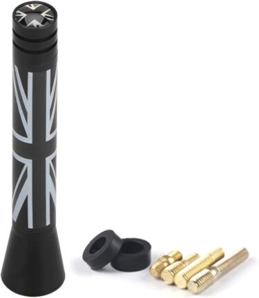 ミニクーパーを手軽にドレスアップ！スタイリッシュなショートアンテナで簡単カスタマイズ！