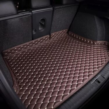 BMW X1専用！おしゃれで機能的なトランクマット、高品質レザー素材で快適ドライブ！