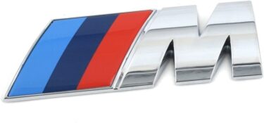 愛車に「M」の輝きをプラス！BMW純正クロームフロントフェンダーエンブレム！