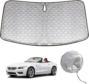 BMW Z4の夏を快適に！ぴったりフィットの専用サンシェードでUV対策もバッチリ！