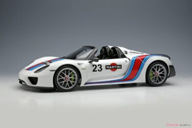 究極のスーパーカーを手のひらに！Porsche 918 Spyder Weissach Package ミニカー！