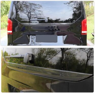 メルセデスベンツVクラスが一気にスポーティに！ドライカーボン製リアミドルスポイラーで後ろ姿をグレードアップ！