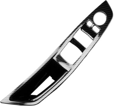 BMW 5シリーズの内装をさりげなく守る！カーボン調インナードアハンドルカバー！