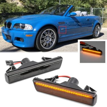 E46 M3をさりげなく今風に！フルLEDアンバーサイドマーカーで安全性もドレスアップも！