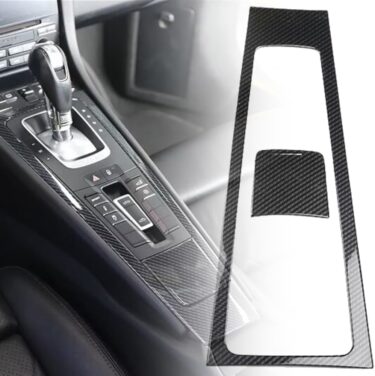 ポルシェ911（991）をワンランク上に！カーボン調シフトパネルカバーで内装を手軽にドレスアップ！