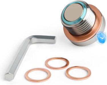 エンジンを守る小さな一手！強力マグネット付きオイルドレンプラグで安心メンテナンス！