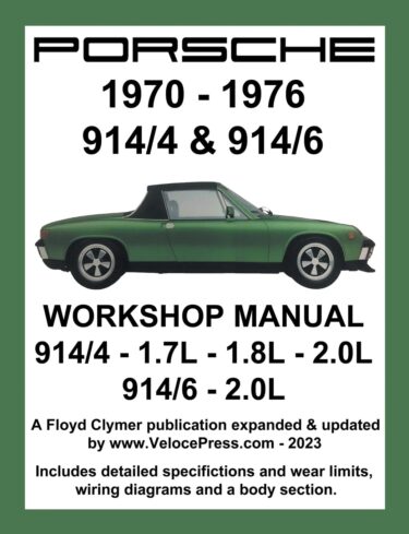 ポルシェ914オーナー必見！1970〜1976年対応ワークショップマニュアルの魅力をわかりやすく解説！