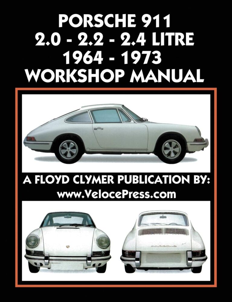 1964〜1973年式ポルシェ911オーナー必見！整備・レストアに役立つ