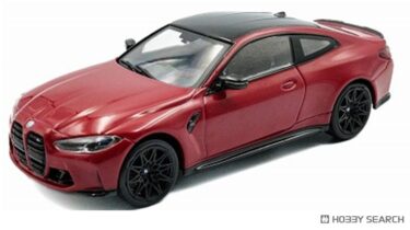 BMW M4 コンペティション 2023 レッド 1/43ミニカー！SOLIDO製ダイキャストモデルで最新Mモデルをコレクション！