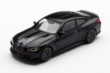 BMW M4 CS ブラックサファイア 右ハンドル！1/64 MINI GTの精密ミニカー！